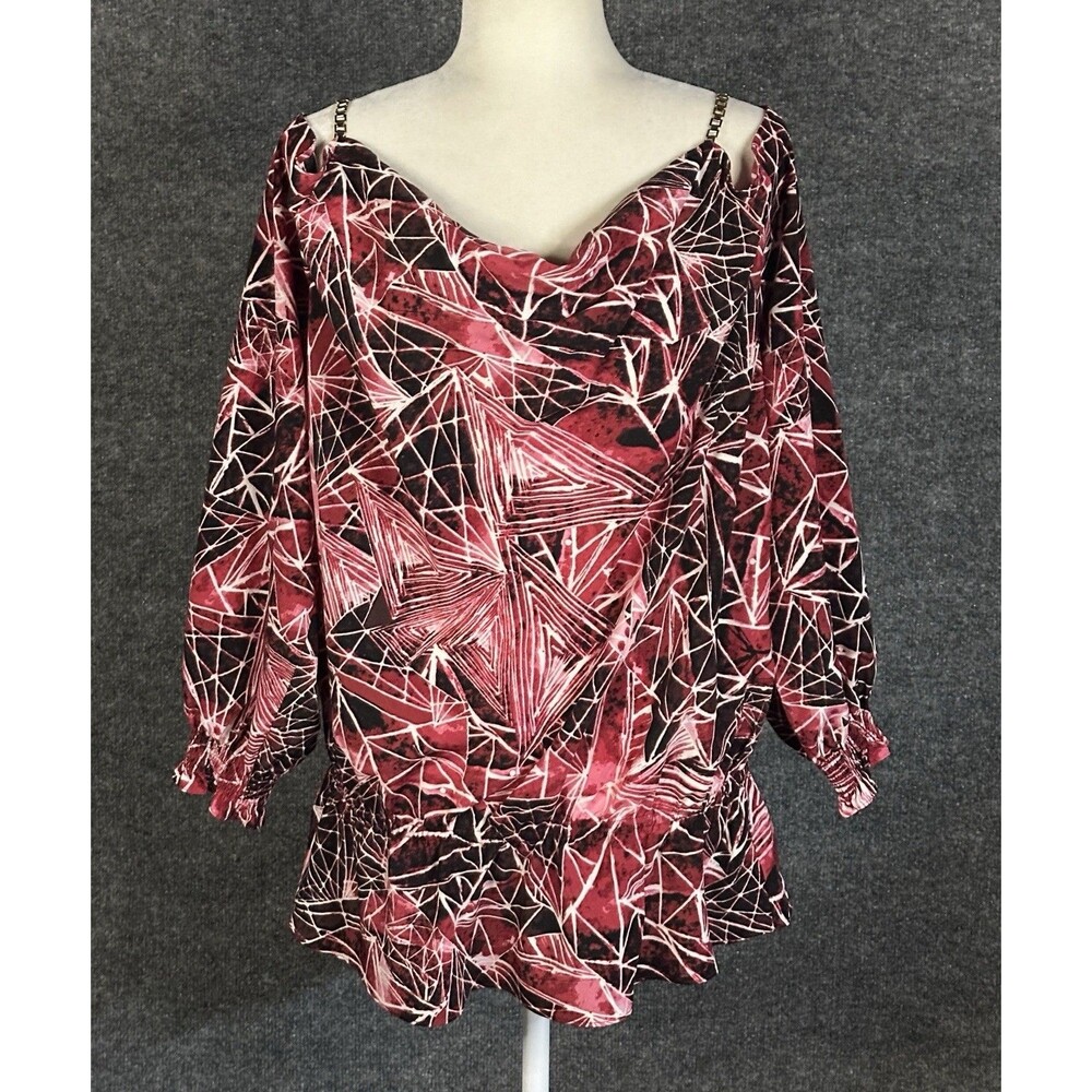 Lane Bryant Cold Shoulder Top Size 1X CR6282